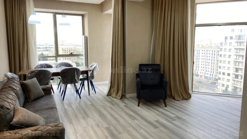 Kirayə verilir 2 otaqlı Mənzil Yeni tikili 95.2 m² Gənclik m. - şəkil 8