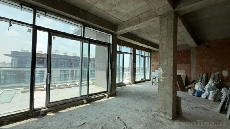 Satılır 3 otaqlı Mənzil Yeni tikili 122 m² Sabunçu r. - şəkil 2