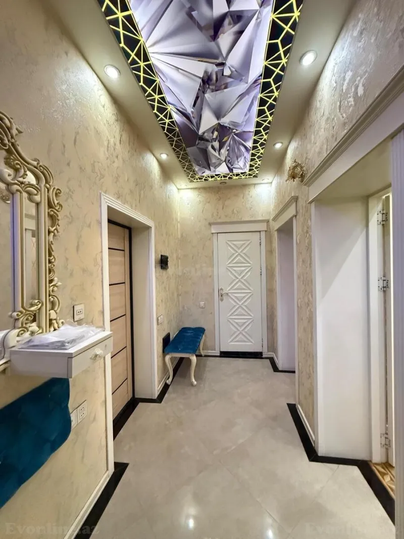 2 otaqlı Mənzil 60 m² Nizami r. Kirayə verilir