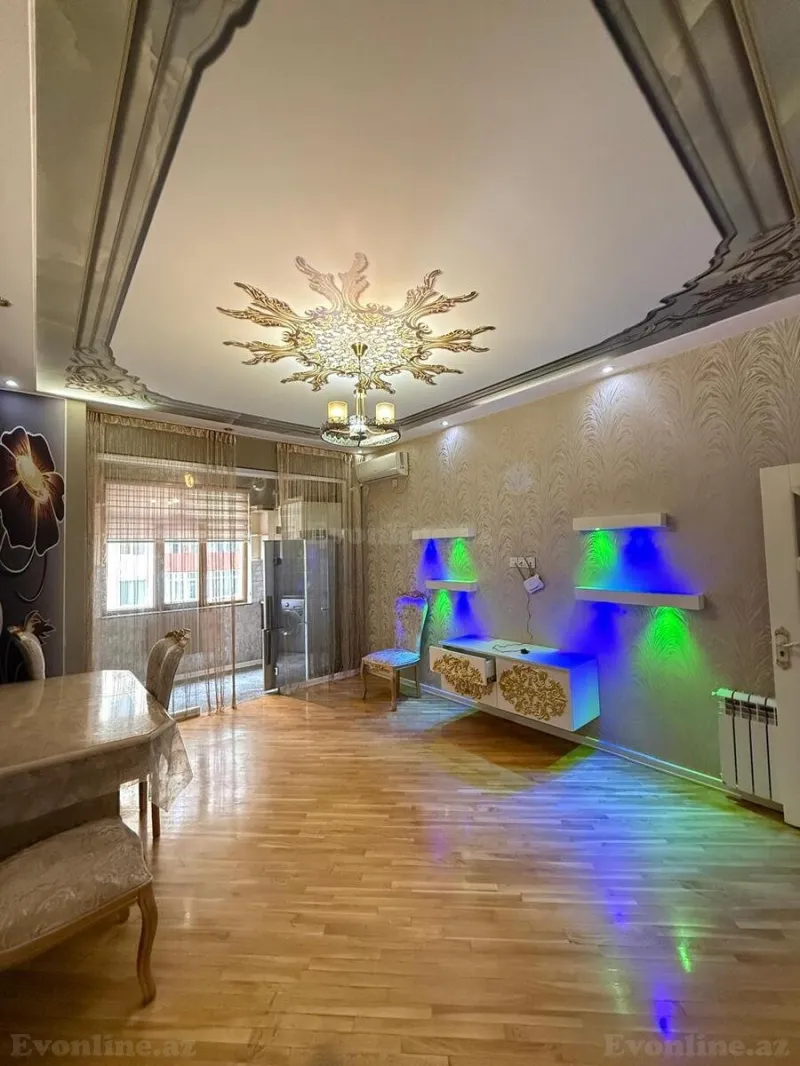 Kirayə verilir 2 otaqlı Mənzil Yeni tikili 60 m² Nizami r. - şəkil 2