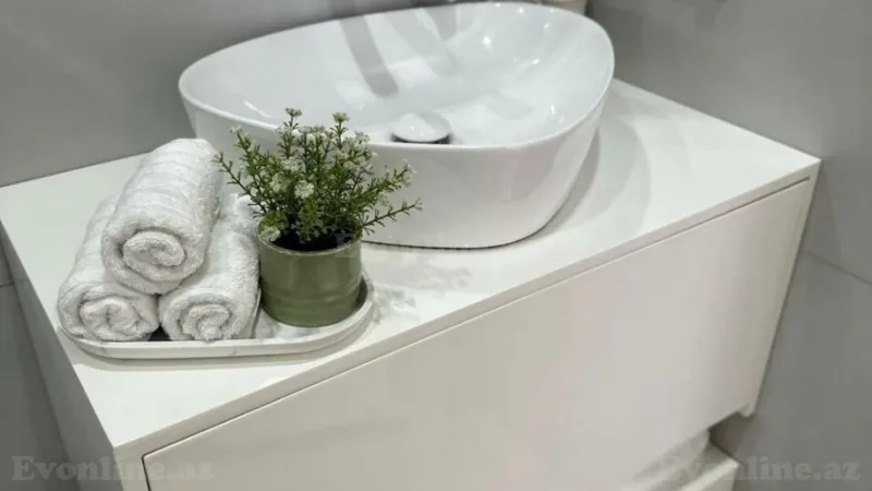 Kirayə verilir 2 otaqlı Mənzil Yeni tikili 60 m² Nəsimi r. - şəkil 8