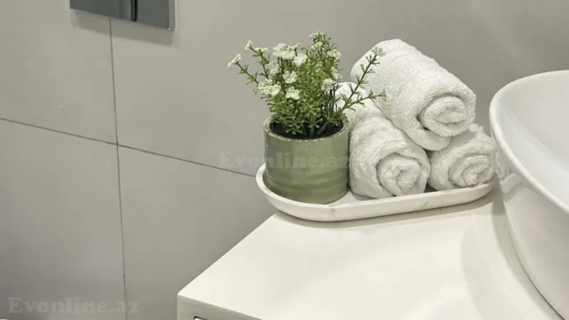 Kirayə verilir 2 otaqlı Mənzil Yeni tikili 60 m² Nəsimi r. - şəkil 23