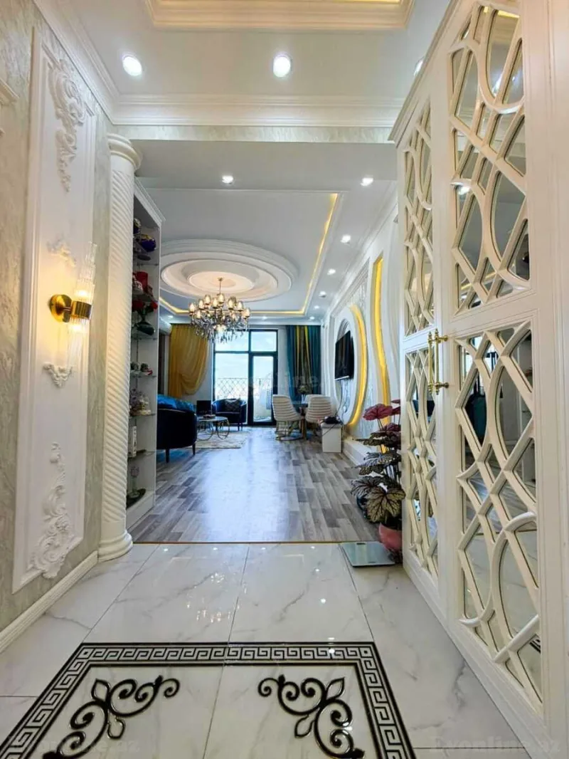 Satılır 3 otaqlı Mənzil Yeni tikili 95 m² Qara Qarayev m. - şəkil 3