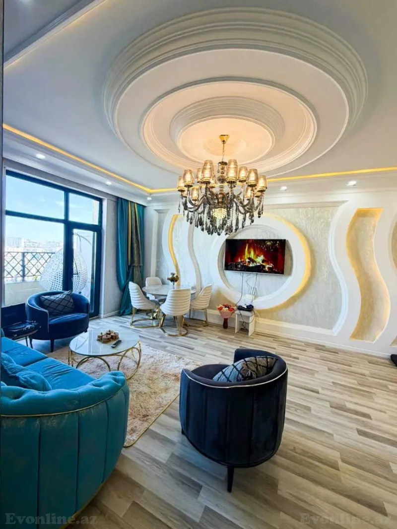 Satılır 3 otaqlı Mənzil Yeni tikili 95 m² Qara Qarayev m. - şəkil 4