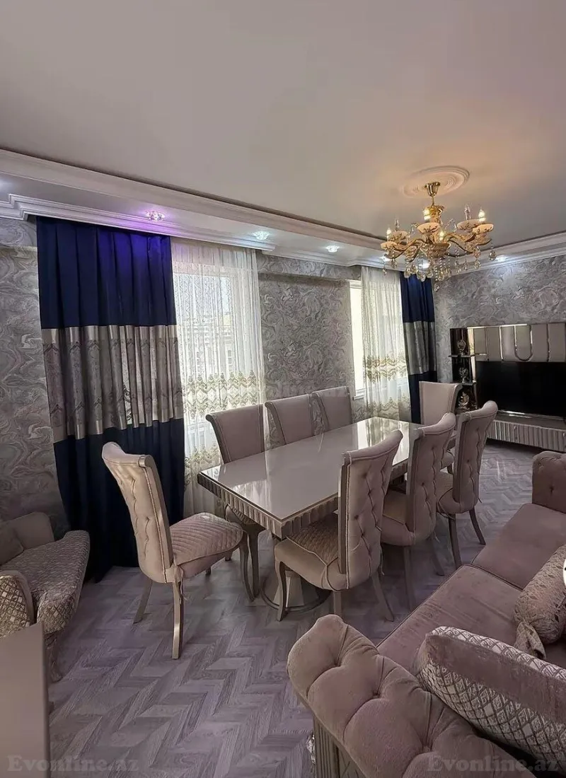 Satılır 3 otaqlı Mənzil Yeni tikili 110 m² Həzi Aslanov m. - şəkil 2