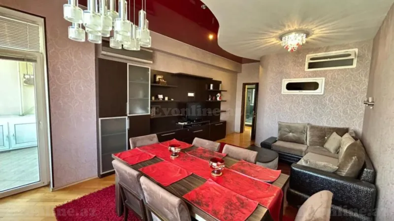 Kirayə verilir 3 otaqlı Mənzil Yeni tikili 100 m² Nəsimi r. - şəkil 4