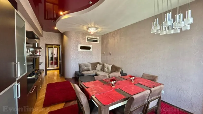 Kirayə verilir 3 otaqlı Mənzil Yeni tikili 100 m² Nəsimi r. - şəkil 5