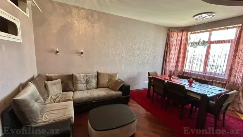 Kirayə verilir 3 otaqlı Mənzil Yeni tikili 100 m² Nəsimi r. - şəkil 7