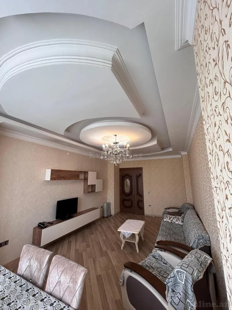 Kirayə verilir 2 otaqlı Mənzil Yeni tikili 100 m² Nizami m. - şəkil 3