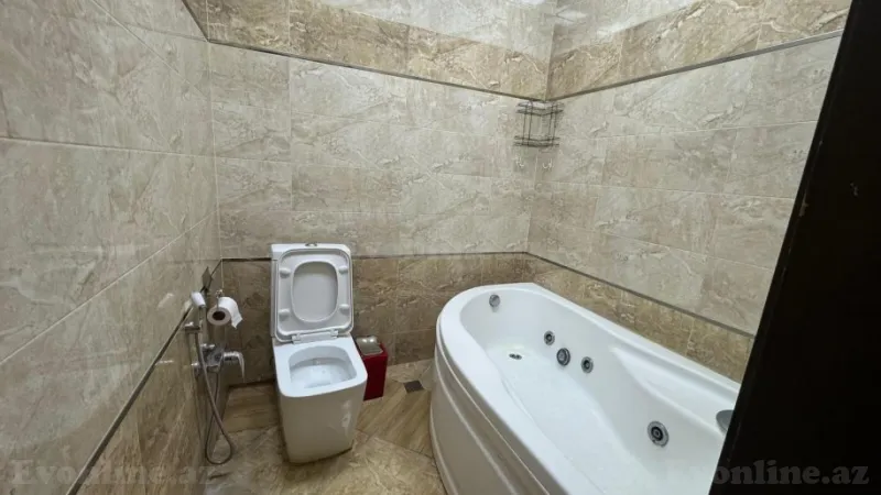 Kirayə verilir 4 otaqlı Mənzil Yeni tikili 200 m² Nərimanov r. - şəkil 15