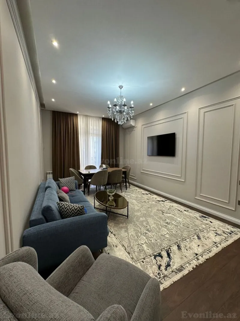 Satılır 3 otaqlı Mənzil Yeni tikili 100 m² Nərimanov r. - şəkil 2