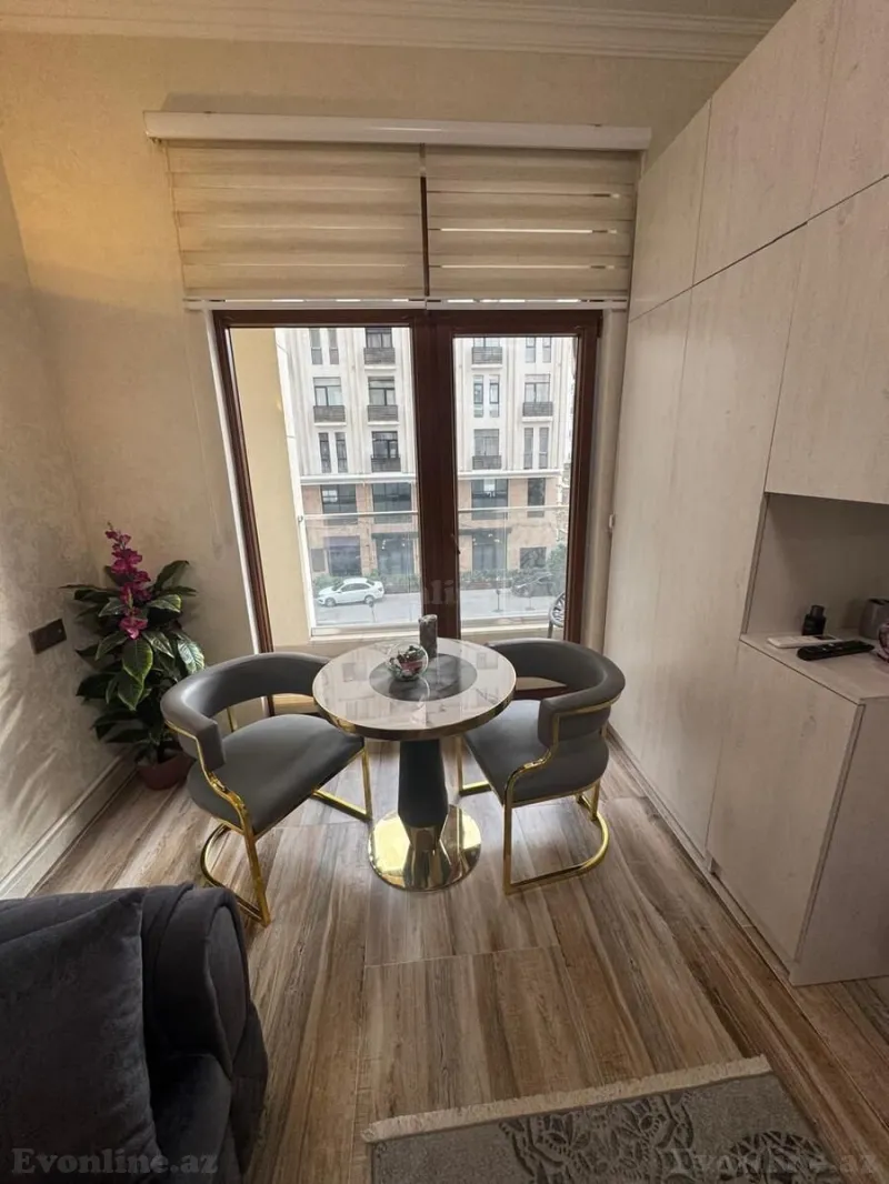 Kirayə verilir 1 otaqlı Mənzil Yeni tikili 30 m² Nəsimi r. - şəkil 3