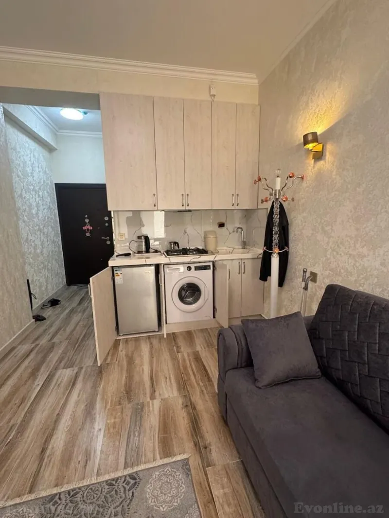 Kirayə verilir 1 otaqlı Mənzil Yeni tikili 30 m² Nəsimi r. - şəkil 4