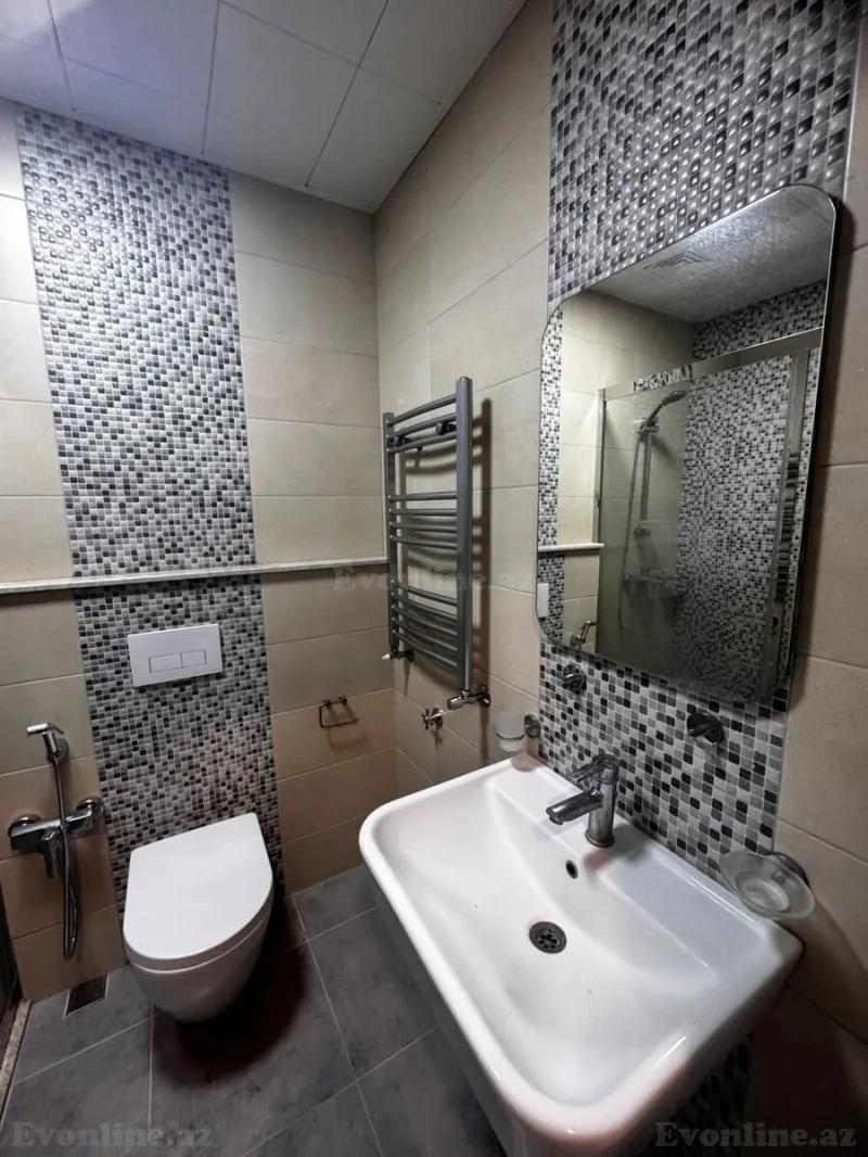 Kirayə verilir 1 otaqlı Mənzil Yeni tikili 35 m² 20 Yanvar m. - şəkil 11