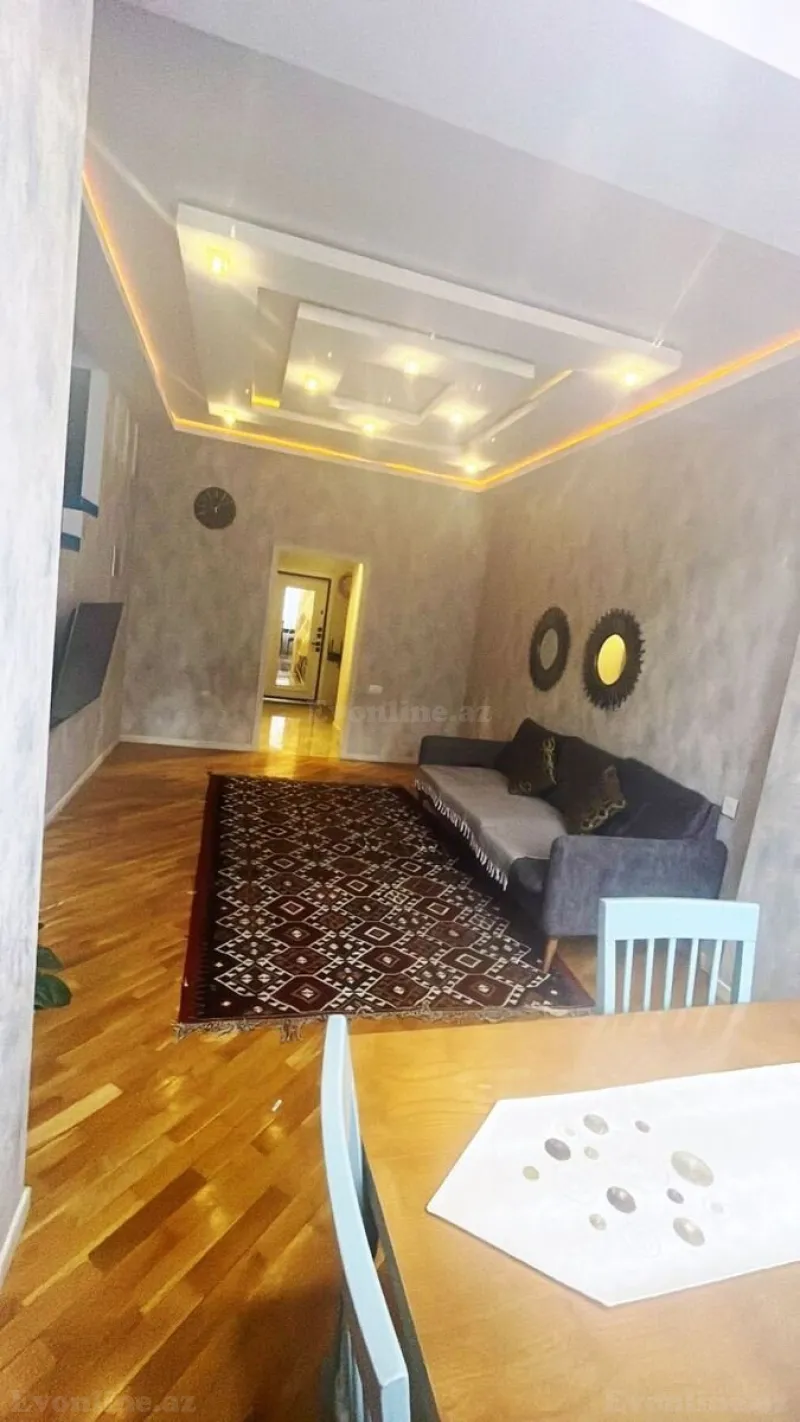 Satılır 2 otaqlı Mənzil Yeni tikili 80 m² Qara Qarayev m. - şəkil 2