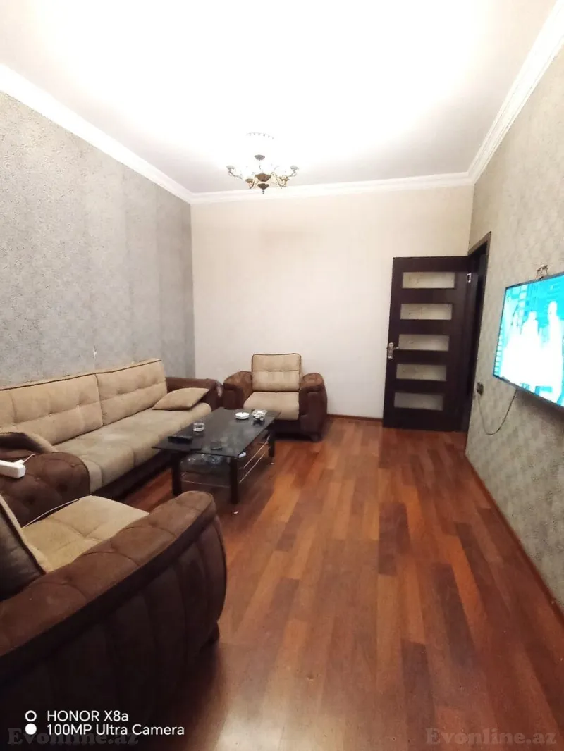 Satılır 2 otaqlı Mənzil Yeni tikili 57 m² Qara Qarayev m. - şəkil 3