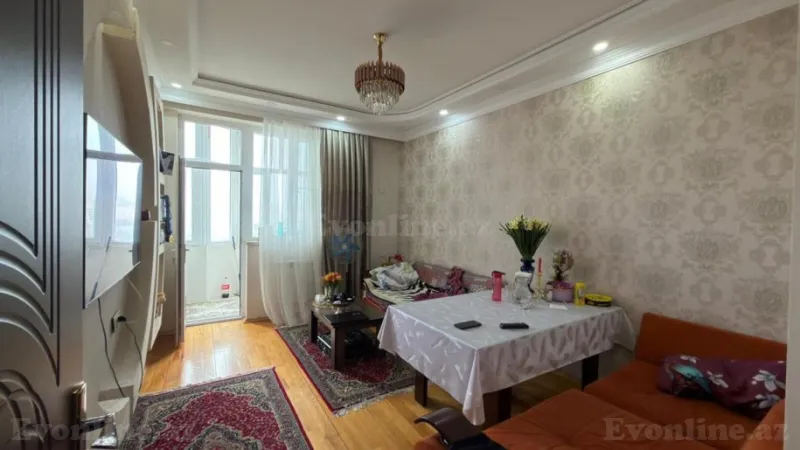 2 otaqlı Mənzil 52 m² Əhmədli Satılır