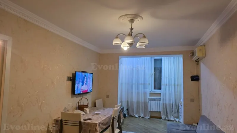 Satılır 2 otaqlı Mənzil Köhnə tikili 55 m² Gənclik m. - şəkil 2