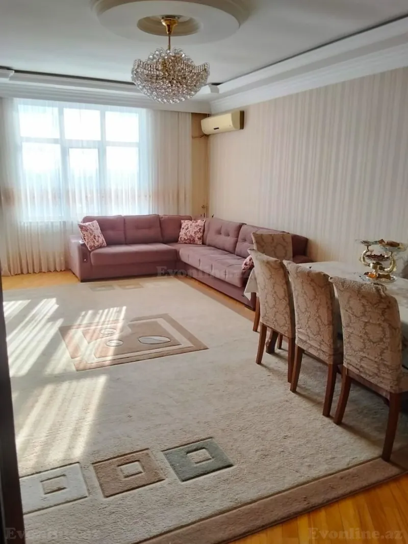 3 otaqlı Mənzil 85 m² Nizami r. Kirayə verilir