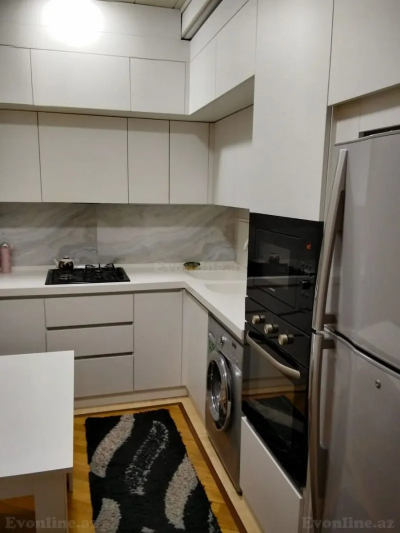 Kirayə verilir 3 otaqlı Mənzil Yeni tikili 85 m² Nizami r. - şəkil 2