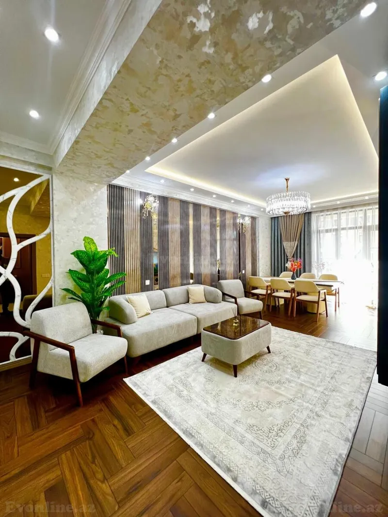 Satılır 3 otaqlı Mənzil Yeni tikili 128 m² Qara Qarayev m. - şəkil 2