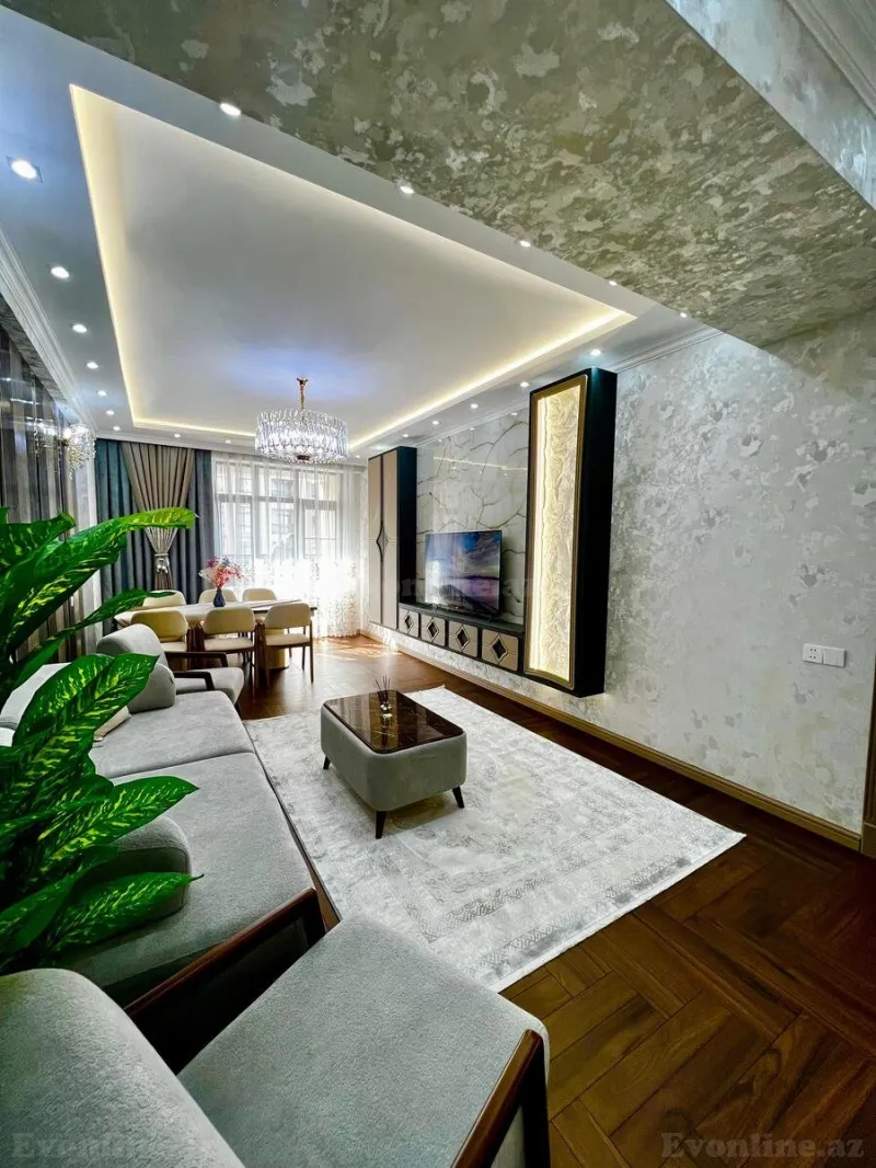 Satılır 3 otaqlı Mənzil Yeni tikili 128 m² Qara Qarayev m. - şəkil 4