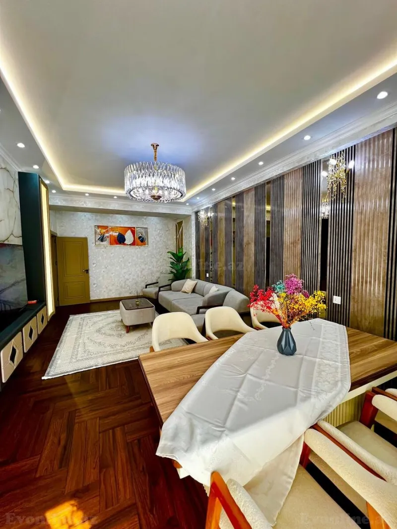 Satılır 3 otaqlı Mənzil Yeni tikili 128 m² Qara Qarayev m. - şəkil 5