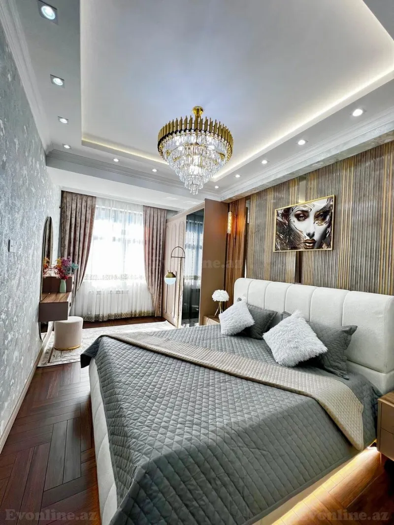 Satılır 3 otaqlı Mənzil Yeni tikili 128 m² Qara Qarayev m. - şəkil 8
