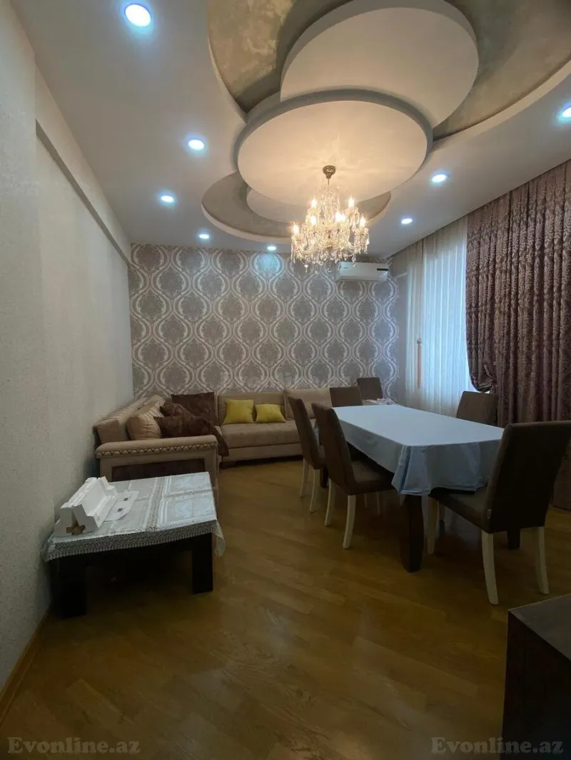 2 otaqlı Mənzil 64 m² Memar Əcəmi m. Kirayə verilir