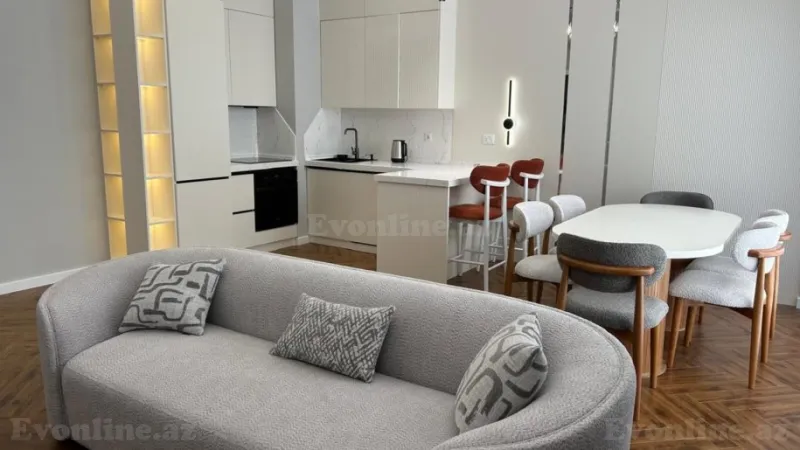 Kirayə verilir 2 otaqlı Mənzil Yeni tikili 80 m² Xətai r. - şəkil 4