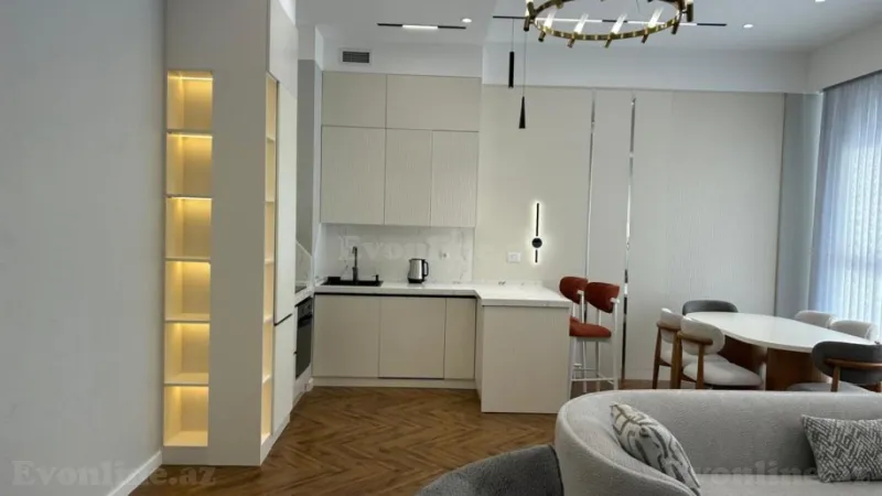 Kirayə verilir 2 otaqlı Mənzil Yeni tikili 80 m² Xətai r. - şəkil 5