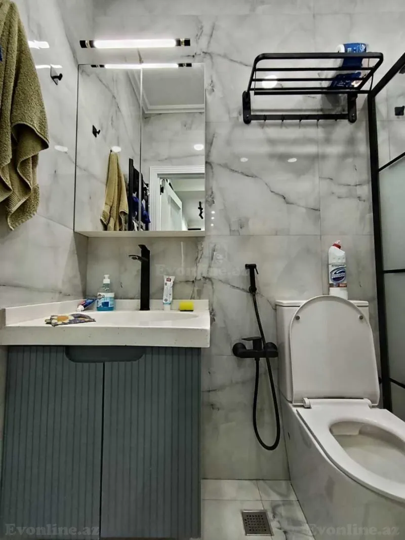 Satılır 2 otaqlı Mənzil Yeni tikili 60 m² Qara Qarayev m. - şəkil 9