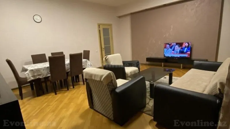 Kirayə verilir 2 otaqlı Mənzil Yeni tikili 91 m² Nəsimi r. - şəkil 4