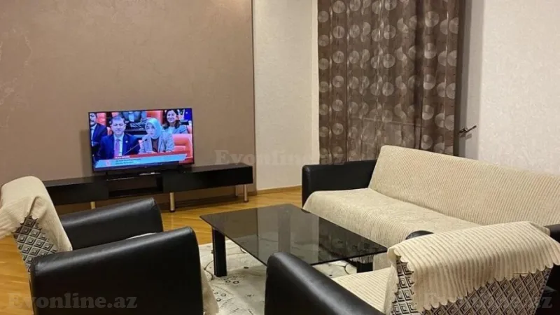 Kirayə verilir 2 otaqlı Mənzil Yeni tikili 91 m² Nəsimi r. - şəkil 5