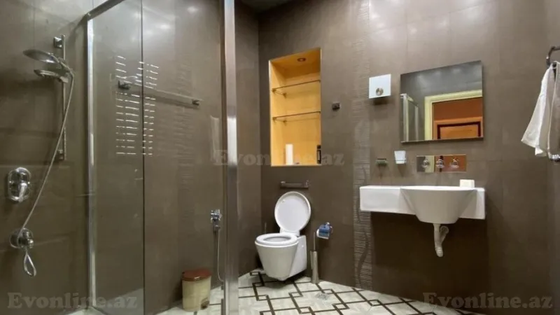 Kirayə verilir 2 otaqlı Mənzil Yeni tikili 91 m² Nəsimi r. - şəkil 9