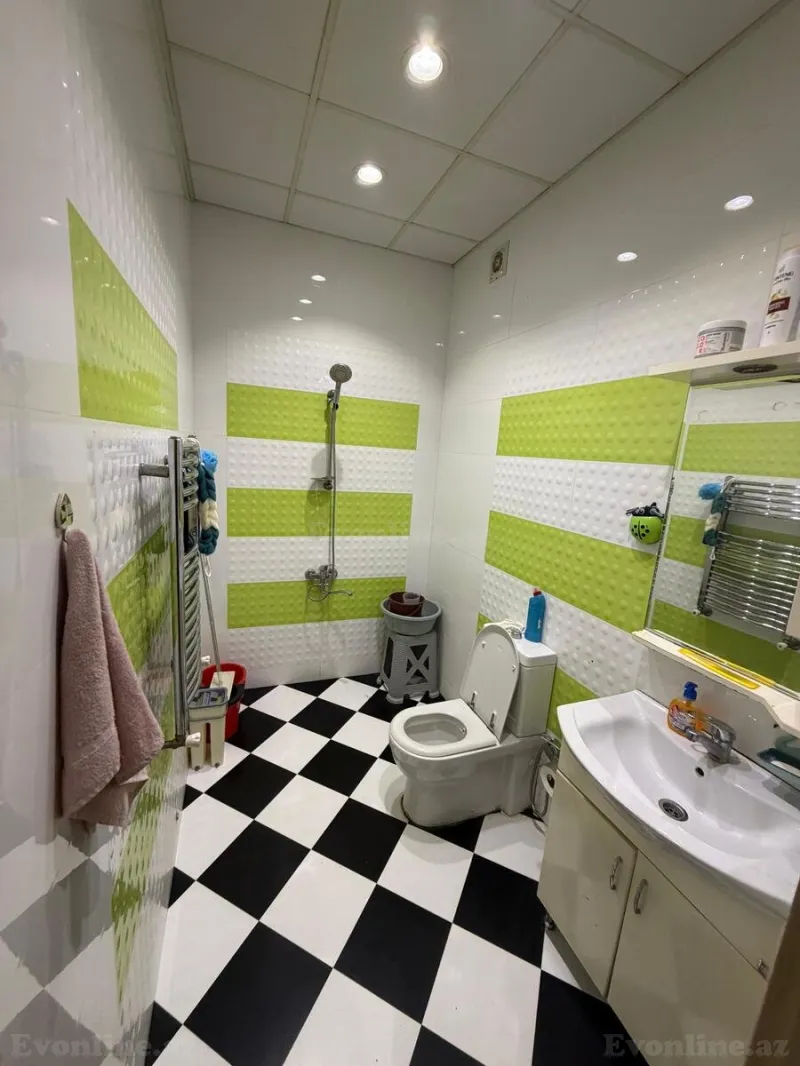 Kirayə verilir 2 otaqlı Mənzil Yeni tikili 70 m² Həzi Aslanov m. - şəkil 6