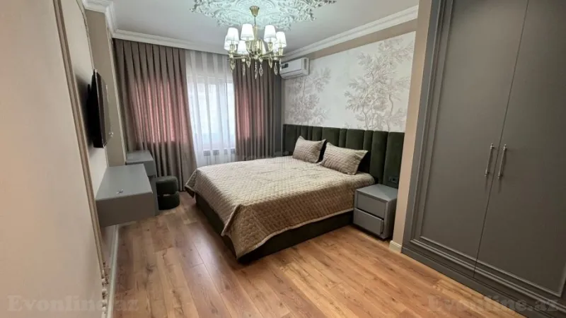 Kirayə verilir 3 otaqlı Mənzil Yeni tikili 82 m² Nizami r. - şəkil 6