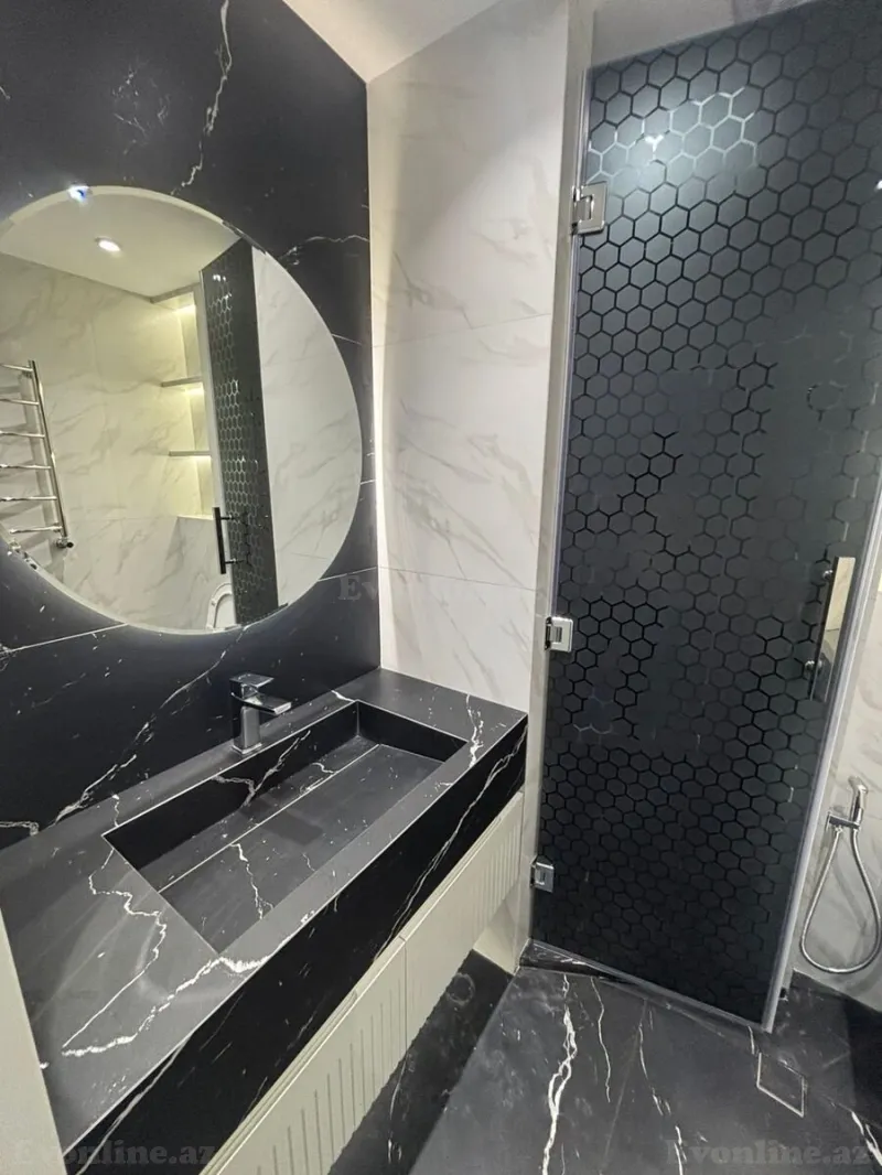 Kirayə verilir 3 otaqlı Mənzil Yeni tikili 82 m² Nizami r. - şəkil 16