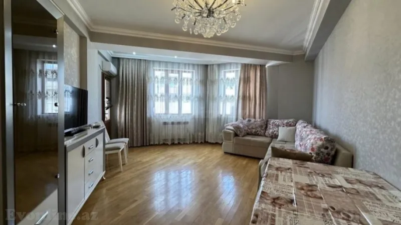 Kirayə verilir 1 otaqlı Mənzil Yeni tikili 65 m² Həzi Aslanov m. - şəkil 2