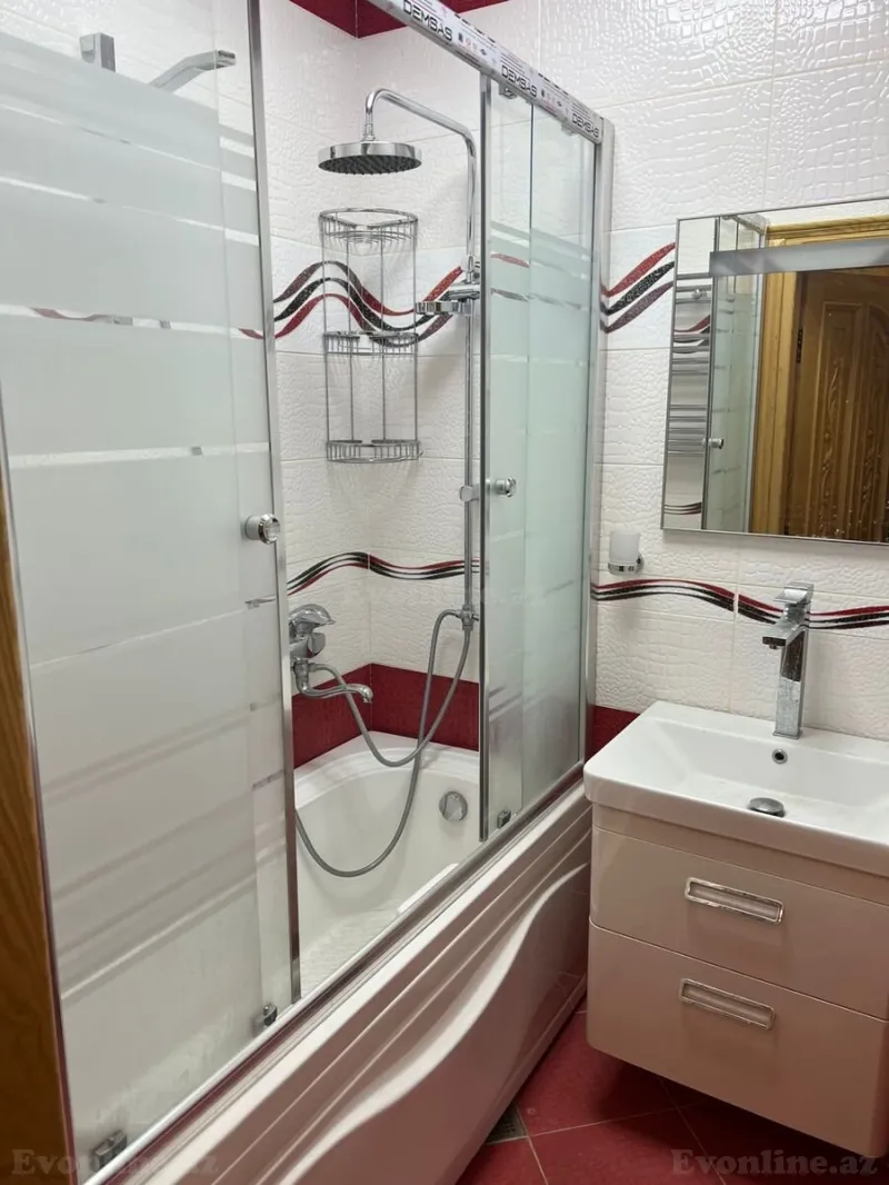 Kirayə verilir 2 otaqlı Mənzil Yeni tikili 52 m² Yasamal - şəkil 4