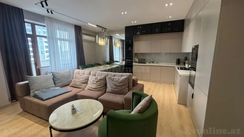 Kirayə verilir 3 otaqlı Mənzil Yeni tikili 110 m² Gənclik m. - şəkil 2