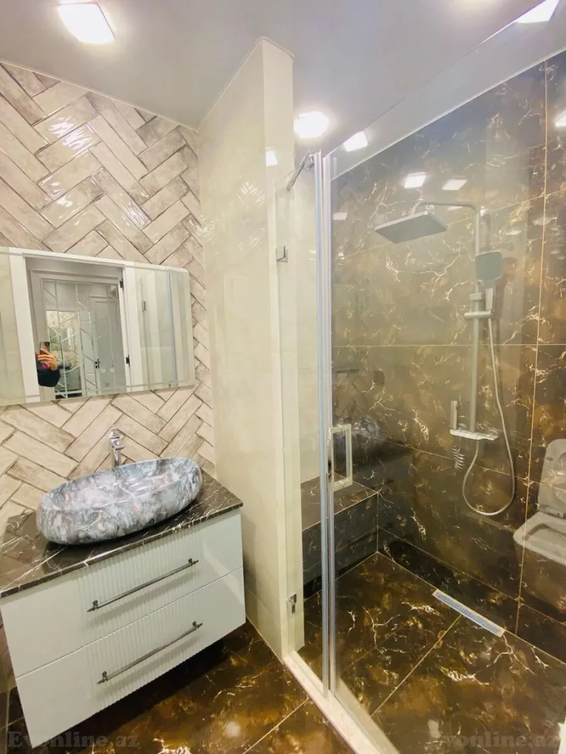 Kirayə verilir 2 otaqlı Mənzil Yeni tikili 73 m² Nərimanov r. - şəkil 7