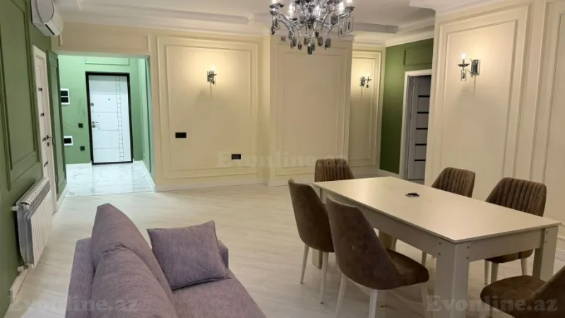 Kirayə verilir 3 otaqlı Mənzil Yeni tikili 106 m² 8 Noyabr m. - şəkil 2