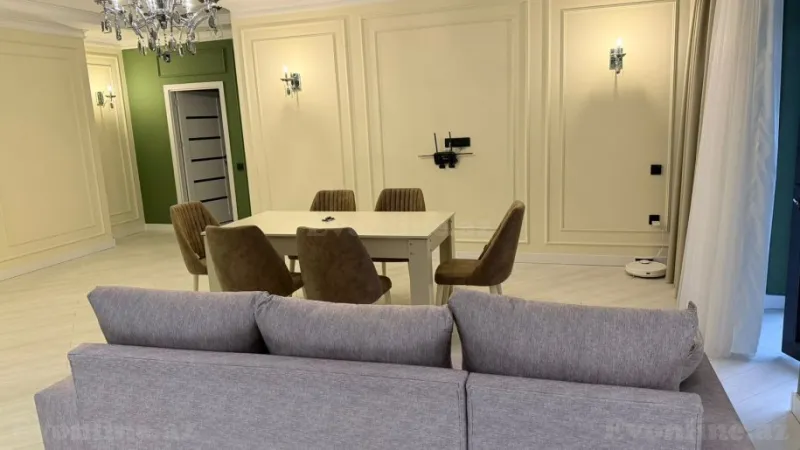 Kirayə verilir 3 otaqlı Mənzil Yeni tikili 106 m² 8 Noyabr m. - şəkil 3