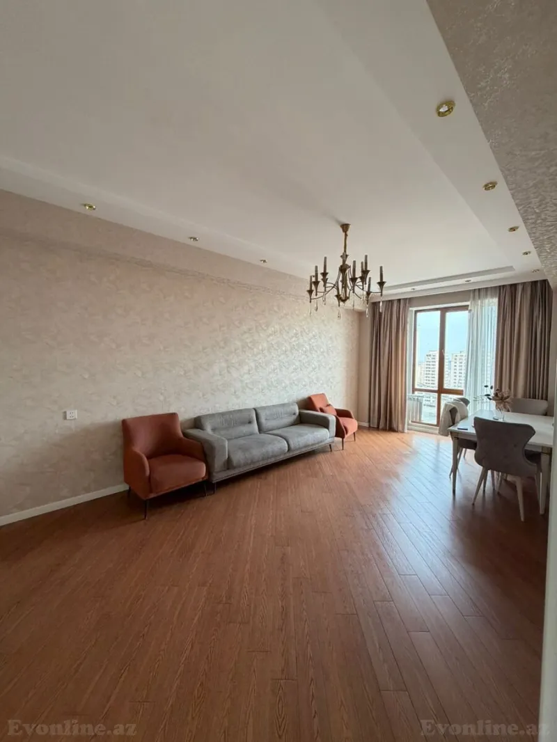 Kirayə verilir 3 otaqlı Mənzil Yeni tikili 135 m² Yasamal r. - şəkil 2