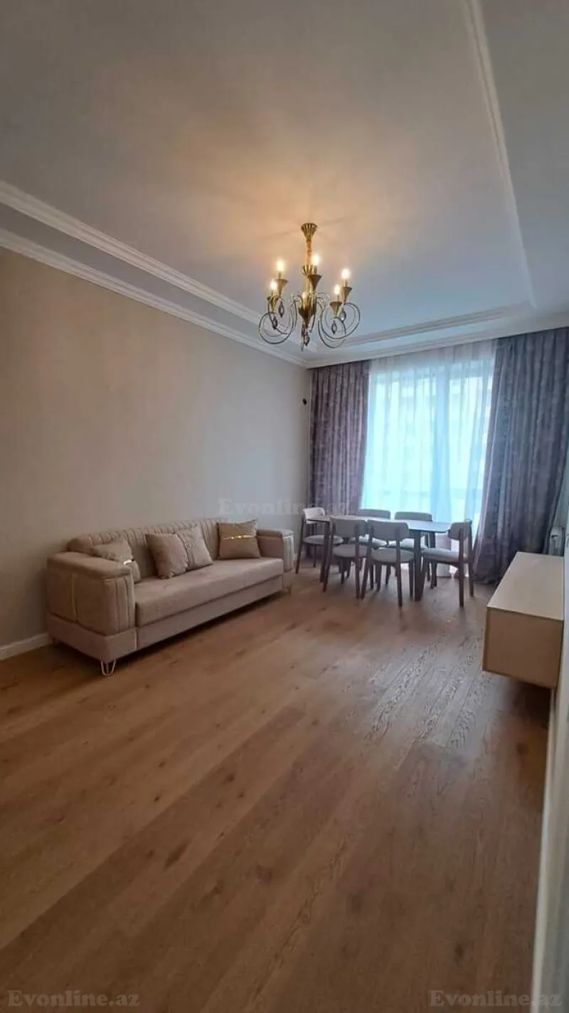Kirayə verilir 3 otaqlı Mənzil Yeni tikili 90 m² Memar Əcəmi m. - şəkil 2