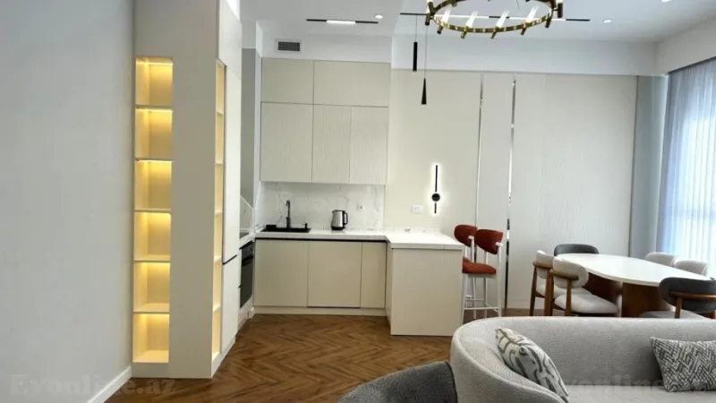 Kirayə verilir 1 otaqlı Mənzil Yeni tikili 79 m² Xətai r. - şəkil 2