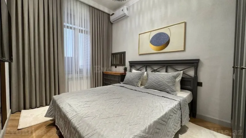 Kirayə verilir 2 otaqlı Mənzil Yeni tikili 125 m² Nəsimi r. - şəkil 5