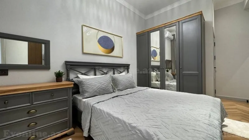 Kirayə verilir 2 otaqlı Mənzil Yeni tikili 125 m² Nəsimi r. - şəkil 6