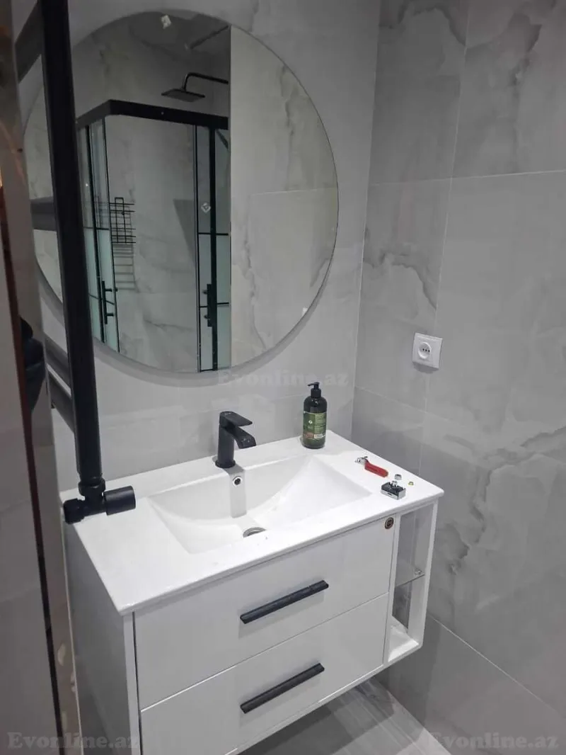 Kirayə verilir 1 otaqlı Mənzil Yeni tikili 50 m² Yasamal - şəkil 6